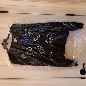 RARE Kate Spade Rhinestone Bow Toss Sweater in XL
